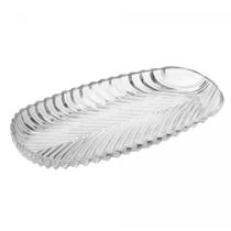 Travessa Leaf 32,5cm x 12,5cm x 3cm Vidro Lyor