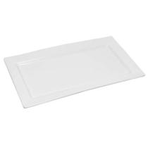 Travessa Melamina Branca 35x20cm Wolff Bandeja Rasa Servir S Travessa Melamina Branca 35x20cm Wolff Bandeja Rasa Servir S