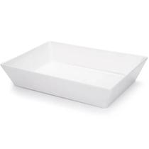 Travessa Melamina Branca 4L Profissional Servir Buffet Haus Concept Saladas Massas Travessa Melamina Branca 4L Profissional Servir Buffet Haus Concept Saladas Massas