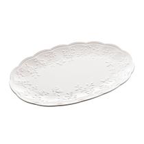 Travessa New Bone Butterfly Flower de Porcelana 31cm - Lyor Travessa New Bone Butterfly Flower de Porcelana 31cm - Lyor