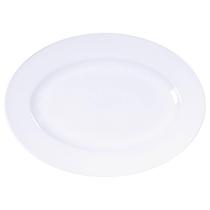 Travessa Oval Baixela de Porcelana Tramontina 40x29cm Prato de Servir Maria Augusta