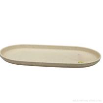 Travessa Oval Bambu PP Lines Bege 30,5cm 220838 Lyor Travessa Oval Bambu PP Lines Bege 30,5cm 220838 Lyor