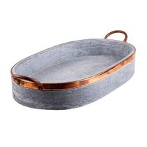 Travessa Oval De Pedra Sabão P 20Cm - Rei Das Panelas