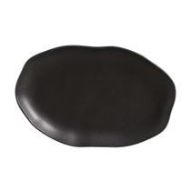Travessa Oval Em Cerâmica Preto Matte 30x20cm Porto Brasil Travessa Oval Em Cerâmica Preto Matte 30x20cm Porto Brasil