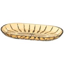 Travessa Oval em Vidro Âmbar Dubois 22,8 x 12,6 - LHermitage