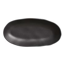 Travessa Oval Funda Orgânica Preto Matte 32cm