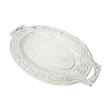 Travessa oval grande branca provence Travessa oval grande branca provence