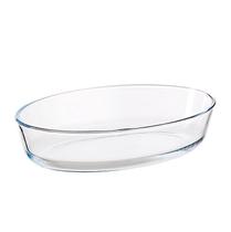 Travessa Oval Lasanheira Assadeira Forno 2400ml Transparente Travessa Oval Lasanheira Assadeira Forno 2400ml Transparente