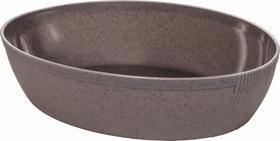 Travessa Oval Marmorizada P 2l Servir Mesa Buffet Salada