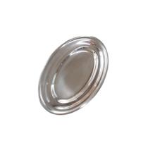 Travessa Oval Rasa 25cm Em Aço Inox