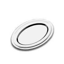 Travessa Oval Rasa em Aço Inox 40 Cm - Hercules Travessa Oval Rasa em Aço Inox 40 Cm - Hercules