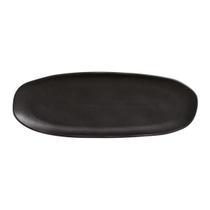 Travessa Oval Rasa Grande Orgânico Preto Matte Porto Brasil Travessa Oval Rasa Grande Orgânico Preto Matte Porto Brasil