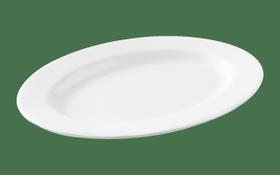 Travessa Oval Rasa Haus Concept Pasta 20 x 14,3 x 1,7 cm Branco
