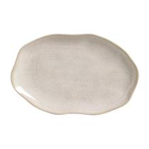 Travessa Oval Rasa Média Bio Latte 30 x 20Cm Porto Brasil