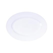 Travessa Oval Tramontina Maria Augusta em Porcelana 32x25 cm Travessa Oval Tramontina Maria Augusta em Porcelana 32x25 cm