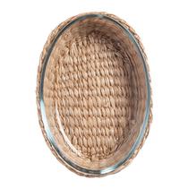 Travessa oval Vimini Borossilicato Rattan P -Dynasty Travessa oval Vimini Borossilicato Rattan P -Dynasty
