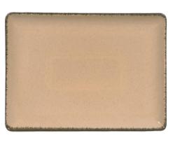 TRAVESSA PORCELANA 27X20cm COR PESSEGO FLORARTE ORGANIC