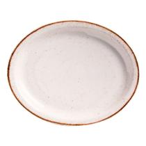 Travessa Porcelana Oval 29,8x24,6cm Artisan Beige Corona - Dayhome