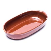 Travessa porcelana oval 940 ml vermelho