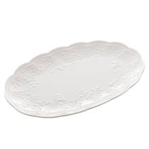 Travessa Prato De Porcelana New Bone Butterfly Flower Borboletas E Flores Lyor 31x21cm Travessa Prato De Porcelana New Bone Butterfly Flower Borboletas E Flores Lyor 31x21cm