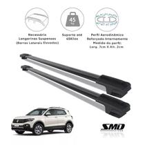 Travessa Rack Teto Larga Preto Vw T-Cross 2016 Em Diante Travessa Rack Teto Larga Preto Vw T-Cross 2016 Em Diante