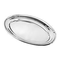 Travessa Rasa em Aço Inox 20 cm - Baccani