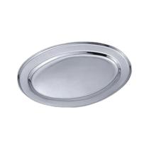 Travessa Rasa em Aço Inox 35 cm - Baccani Travessa Rasa em Aço Inox 35 cm - Baccani