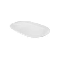 Travessa Rasa Oval Melamina Buffet Haus Concept Branco