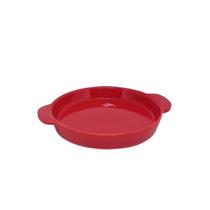 Travessa Redonda Com Alça (lisa) CERÂMICA: A Perfeição para Servir com Estilo Travessa Redonda Com Alça (lisa) CERÂMICA: A Perfeição para Servir com Estilo