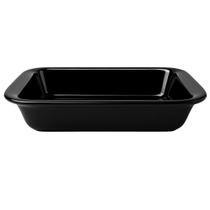 Travessa Refratária Cerâmica Retangular 1850ml Assadeira para Servir Multiuso Forno e Micro-ondas