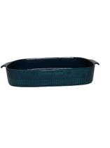 Travessa Refratária de porcelana Tipo Marinex Verdigris 37x26 5 Litros Travessa Refratária de porcelana Tipo Marinex Verdigris 37x26 5 Litros