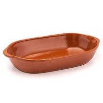 Travessa Refratária Oval 37x20 cm Bella Refratários Travessa Refratária Oval 37x20 cm Bella Refratários