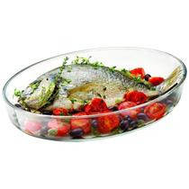 Travessa Refratária Oval em Vidro 1500ml, 2000ml e 3000ml