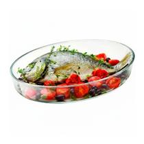Travessa Refratária Oval em Vidro 3000ml Flux by Flashgoods