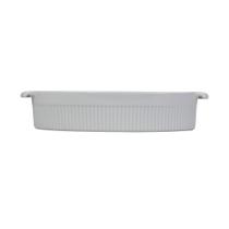 Travessa Refratária Oval M 32,5 cm Branca 1,8 L Porcelana Travessa Refratária Oval M 32,5 cm Branca 1,8 L Porcelana