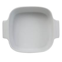 Travessa Refratária Quadrada 21x21 cm Branca 2 L Germer Travessa Refratária Quadrada 21x21 cm Branca 2 L Germer