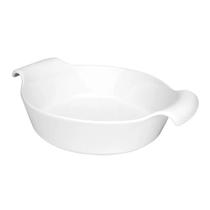 Travessa Refratária Redonda Fall Porcelana Branca 2Oxford Travessa Refratária Redonda Fall Porcelana Branca 2Oxford