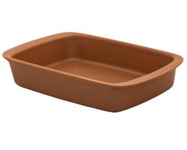 Travessa Refratária Tango Grande 3,25 L Marrom Oxford Travessa Refratária Tango Grande 3,25 L Marrom Oxford