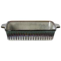 Travessa Retangular Cerâmica Verde 1,7L 31,2cm Mist Assadeira Refratária Servir Mesa Posta Travessa Retangular Cerâmica Verde 1,7L 31,2cm Mist Assadeira Refratária Servir Mesa Posta