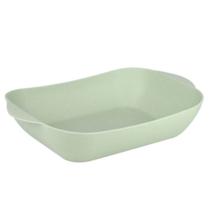 Travessa Retangular Com Alça Cesto Plástico Bend Tray 400ml