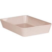 Travessa Retangular Com Friso Le Chef Creme 33X23 Cm