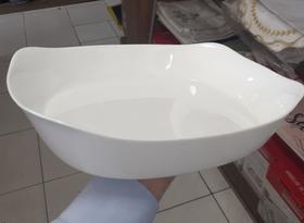 Travessa Retangular de Vidro Smart Cuisine 37x28cm Luminarc Branca Travessa Retangular de Vidro Smart Cuisine 37x28cm Luminarc Branca