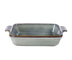 Travessa Retangular Jade em Cerâmica Verde 35,8x21x7cm 2L - L'Hermitage Travessa Retangular Jade em Cerâmica Verde 35,8x21x7cm 2L - L'Hermitage