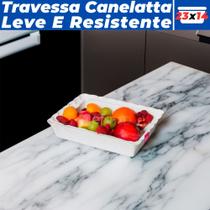 Travessa Retangular Para Alimentos Canelatta Le Chef Paramount 22x14 Travessa Retangular Para Alimentos Canelatta Le Chef Paramount 22x14