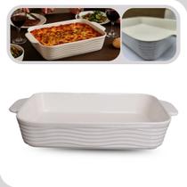 Travessa Retangular Sandy 25,5 cm Porcelana Hauskraft Refratária