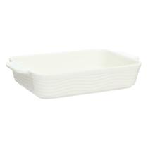 Travessa Retangular Sandy 25,5cm em Cerâmica Elegante Hauskraft