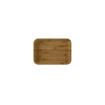 Travessa retangular servir tvb100bmb bambu 21x14,5x1,9cm mariplast ou Travessa retangular servir tvb100bmb bambu 21x14,5x1,9cm mariplast ou