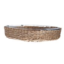 Travessa retangular Vimini Vidro borossilicato Rattan G -Dynasty Travessa retangular Vimini Vidro borossilicato Rattan G -Dynasty