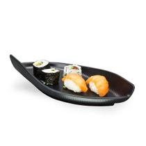 Travessa Sushi Sashimi Oval 28Cm - Melamina 100% Profissional - Gourmet Mix