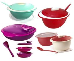 Travessa Térmica Com Colher Roxo e Rosa 1,3L / Verde 3,1L / Vermelha 4,3L Tupperware Travessa Térmica Com Colher Roxo e Rosa 1,3L / Verde 3,1L / Vermelha 4,3L Tupperware